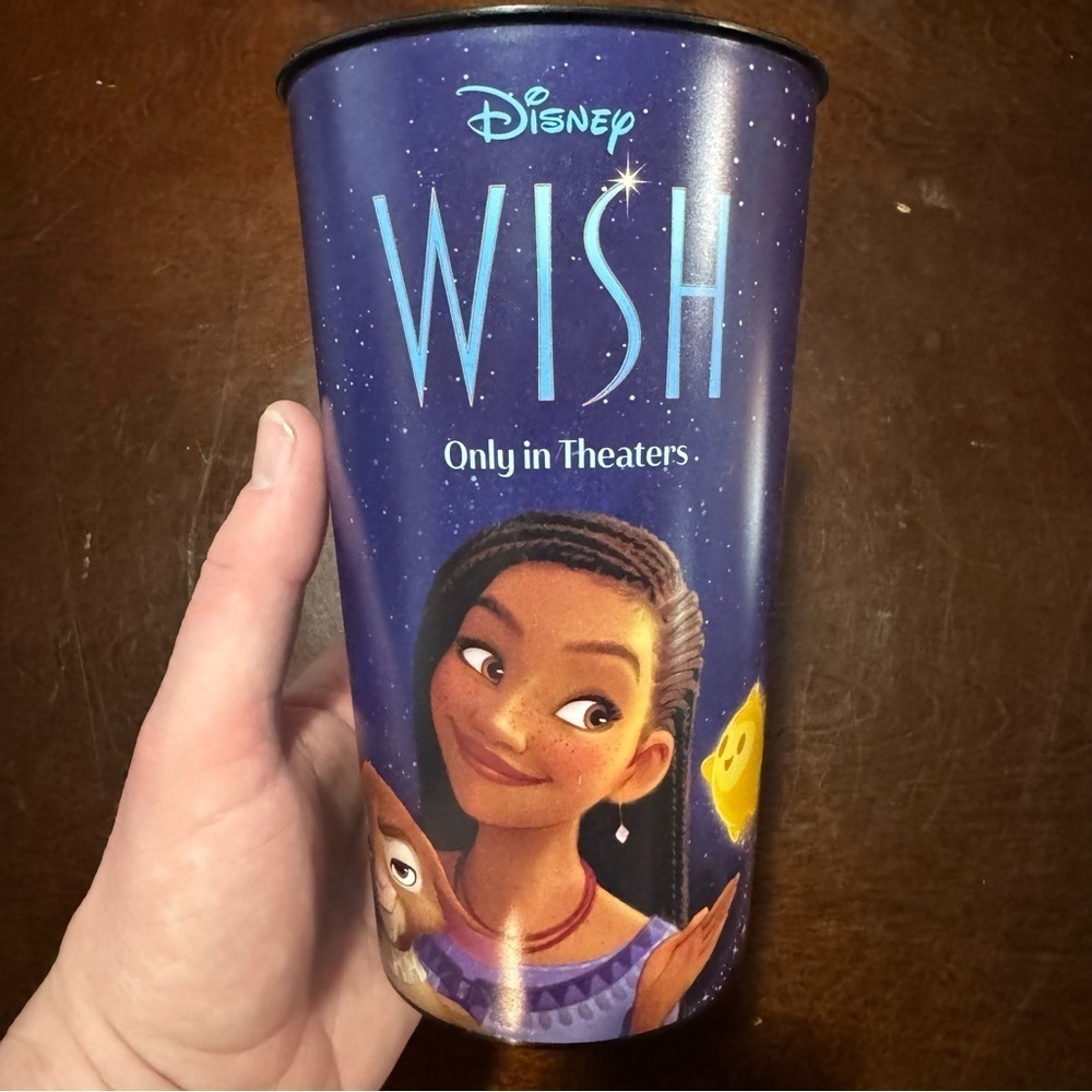 Disney’s WISH Movie Theatre 44 Oz Cup USA Made BPA Free Rarest One To Find